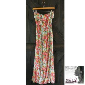 🍒 Charlotte Russe Floral Maxi Dress